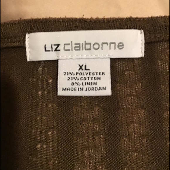 Liz Claiborne-Quarter sleeve sweater - Picture 3 of 3